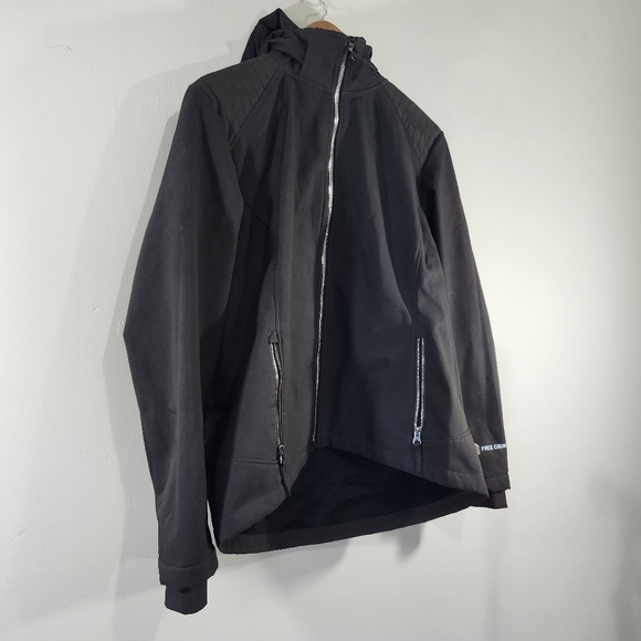 Free country size XL rain jacket soft shell faux fur lining full zip - Picture 2 of 10